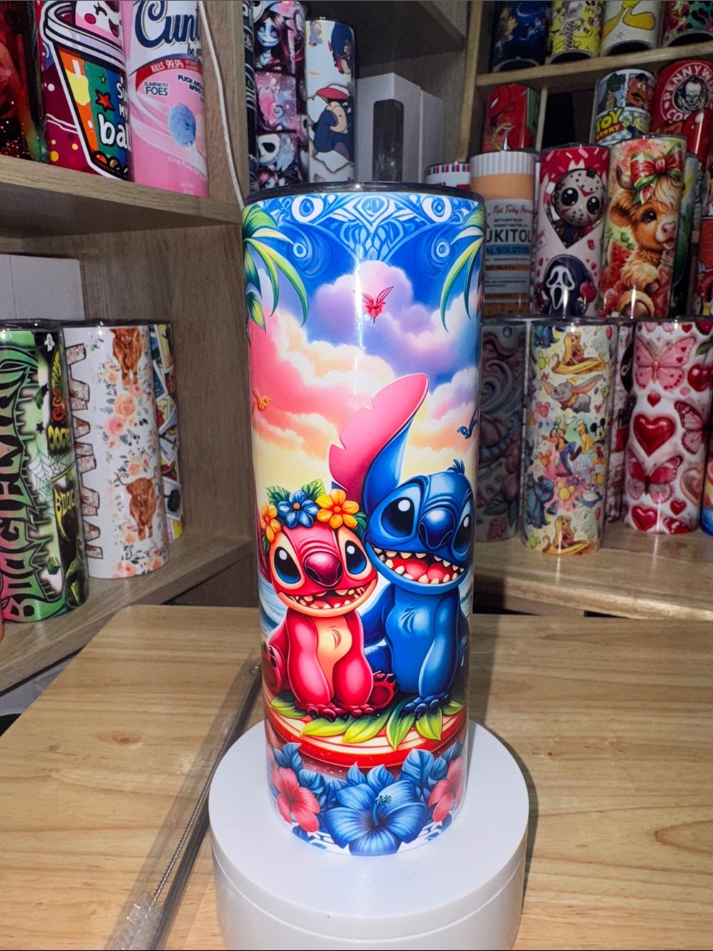 20oz Angel and Stitch Tumbler